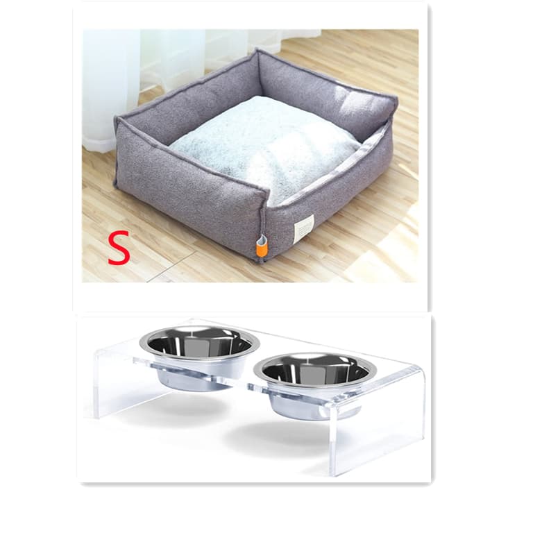 Acrylic Dogs And Cats Pet Feeder Small Cat Dog Feeding Rack 14